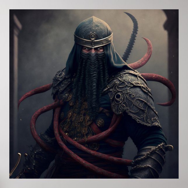 Poster Warrior Fantasy (Frente)