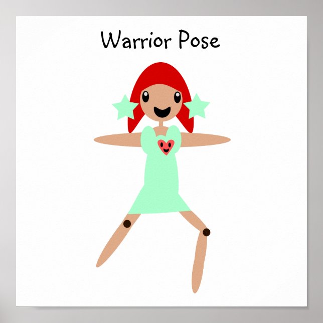Pôster Warrior Pose (Frente)