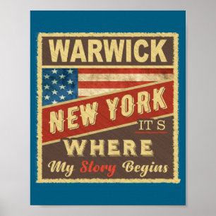 Poster Warwick Ny É Onde Minha História Começa 