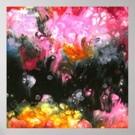 Poster "Wash #3", abstract, psychedelic