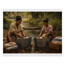 Pôster Wash Day at the Creek
