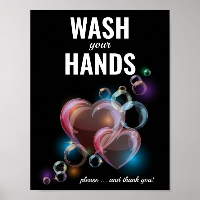 Poster Wash Your Hands (Frente)