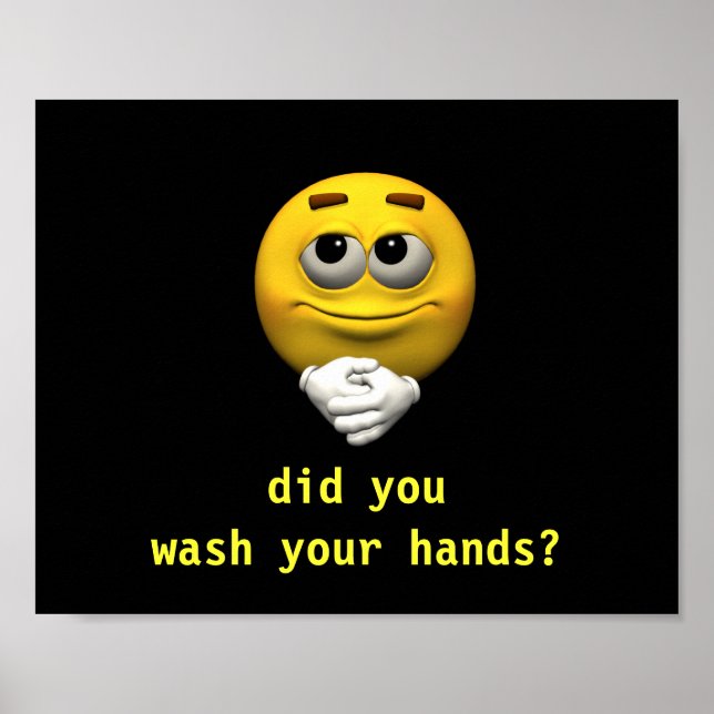 Poster Wash your Hands (Frente)