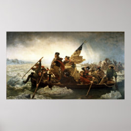 Poster Washington Cruzando o Delaware