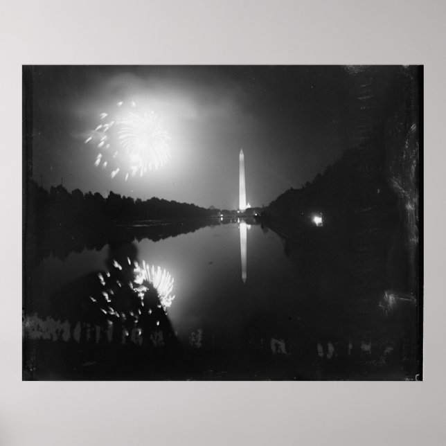 Pôster Washington D.C.; 5 de julho de 1939, Fireworks (Frente)