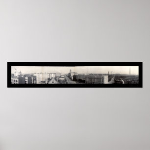 Poster Washington DC Birdseye Foto 1909