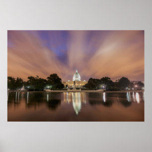Poster Washington DC, Capitol Building
