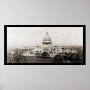 Pôster Washington DC Capitol Photo 1906