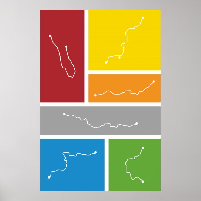 Pôster Washington, DC - Paletas de Trânsito (Frente)