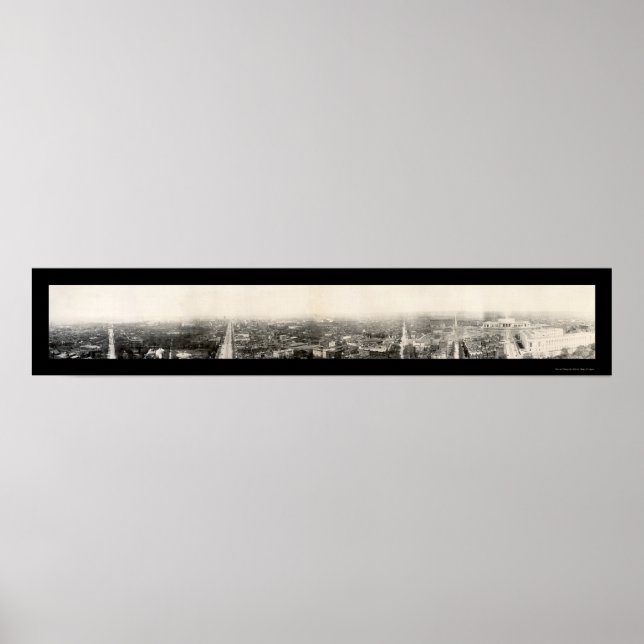 Pôster Washington DC Photo 1909 (Frente)