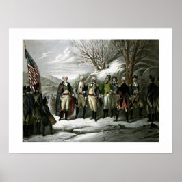 Poster Washington e seus generais