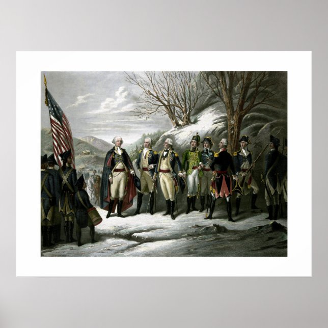 Poster Washington e seus generais (Frente)