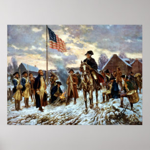Pôster Washington em Valley Forge