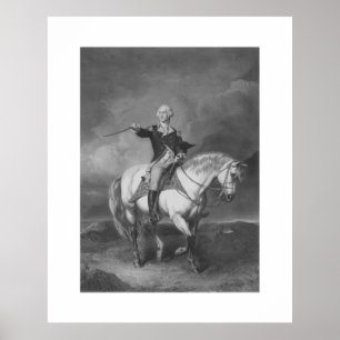 Pôster Washington que recebe uma saudação em Trenton