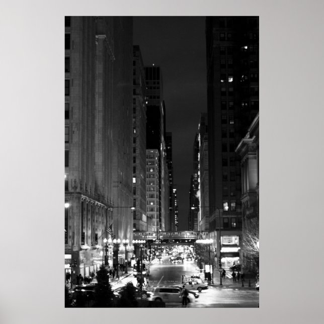 Pôster Washington Street - Chicago, IL (Frente)