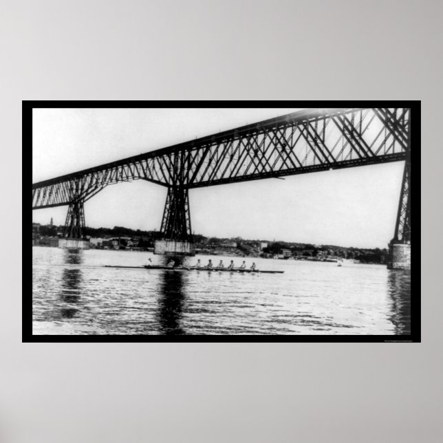 Pôster Washington Varsity Rows 1913 (Frente)