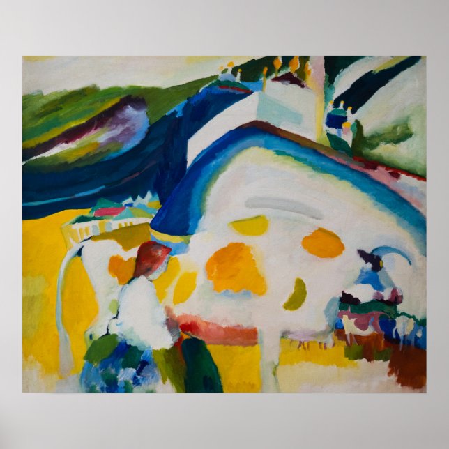 Poster Wassily Kandinsky: A Vaca. (Frente)