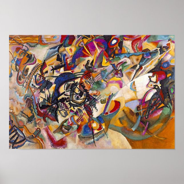 Poster Wassily Kandinsky - Composição 7 Abstrato Art (Frente)