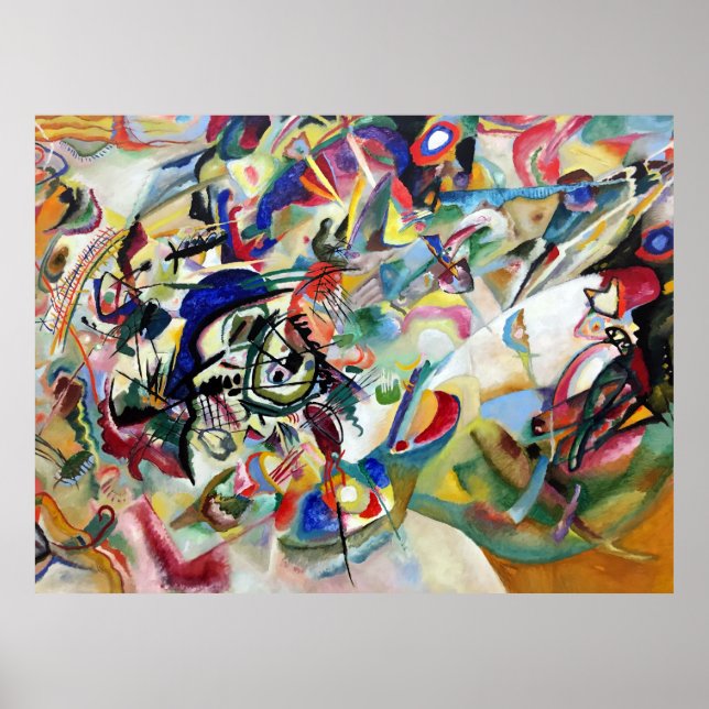 Poster WASSILY KANDINSKY - Composição VII 1913 (Frente)