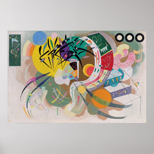 Poster WASSILY KANDINSKY - Curva dominante (Frente)