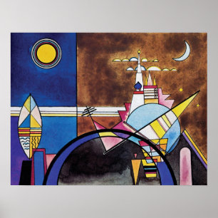 Poster Wassily Kandinsky - grande porta do abstrato de