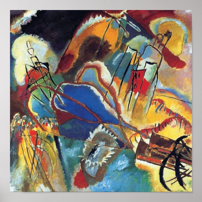 Poster Wassily Kandinsky - Improvisação 30 (Canhões) (Frente)