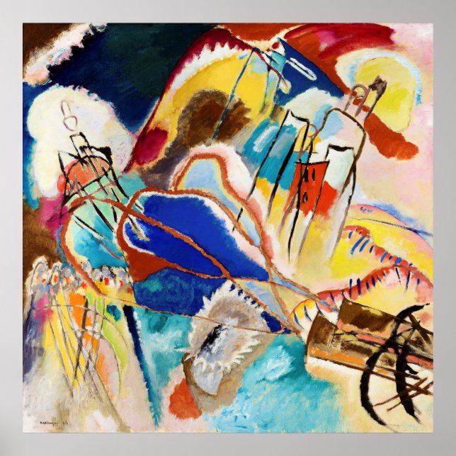 Poster Wassily Kandinsky | Melhoramento n.o 30 - 1913 (Frente)