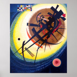 Pôster Wassily Kandinsky no Oval brilhante