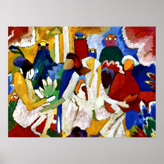 Poster Wassily Kandinsky - Oriental (Frente)