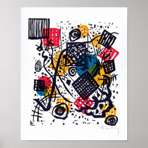 Pôster Wassily Kandinsky - Pequenos Mundos V Arte Abstrat