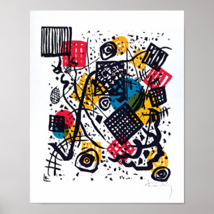 Pôster Wassily Kandinsky - Pequenos Mundos V Arte Abstrat