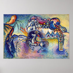 Poster Wassily Kandinsky - São Jorge & Os Cavaleiros