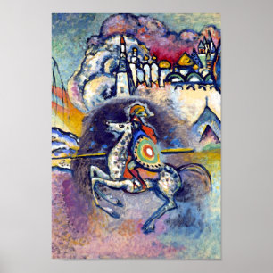 Pôster Wassily Kandinsky - São Jorge & Os Cavaleiros