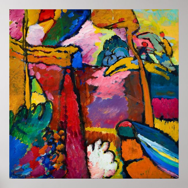 Poster Wassily Kandinsky: Study for Improvisation V (Frente)