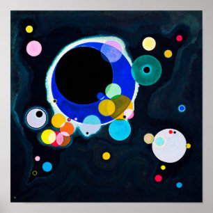 Poster Wassily Kandinsky: Vários Círculos