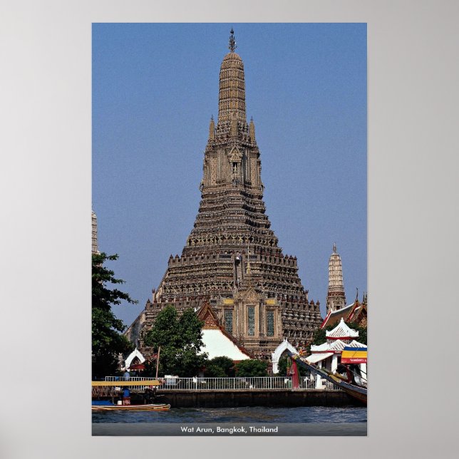 Poster Wat Arun, Bangkok, Tailândia (Frente)