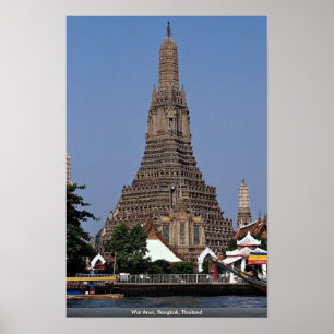Poster Wat Arun, Banguecoque, Tailândia