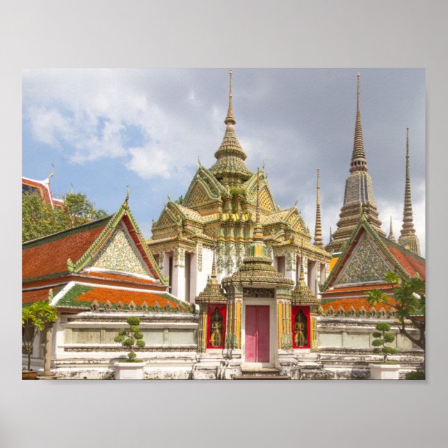 Poster Wat Pho, Bangkok, Tailândia (Frente)