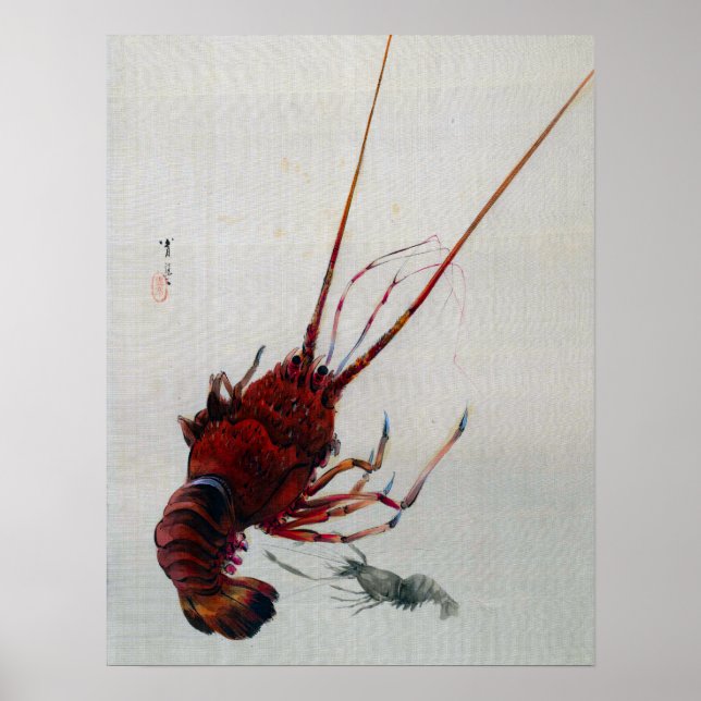 Poster Watanabe Seitei Crayfish (Frente)