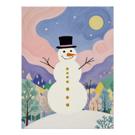 Pôster Watcher alegre de inverno