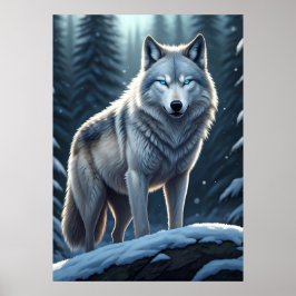 Poster Watcher de inverno - O Lobo