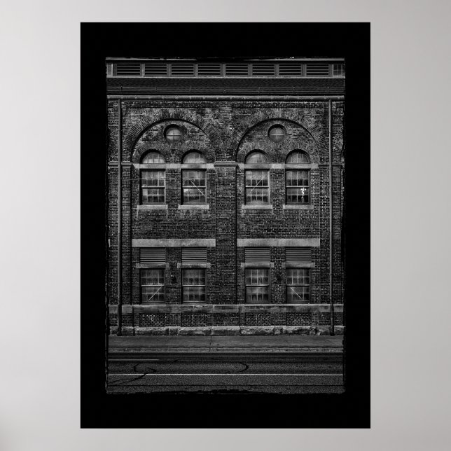 Poster Water Gas Purification House No 3 with Border (Frente)