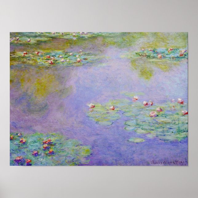 Pôster Water Lily Claude Monet Fine Art (Frente)