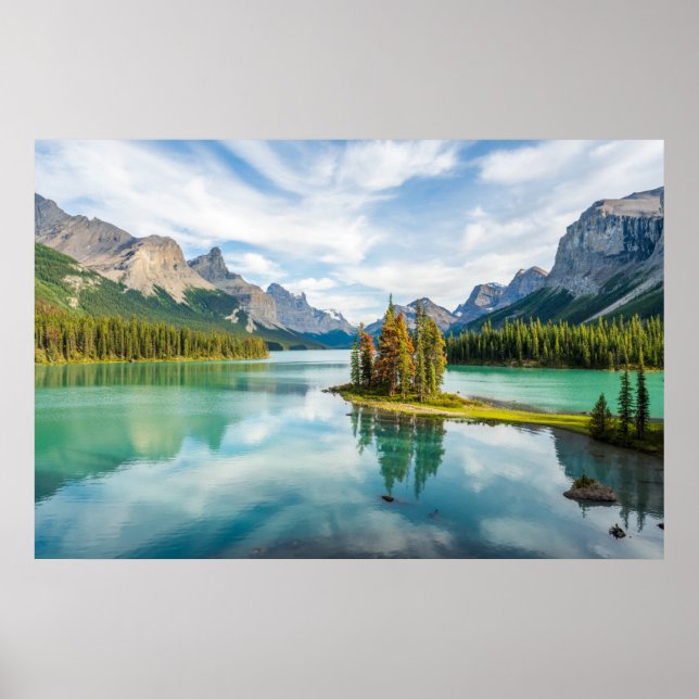Poster Water | Maligne Lake, Jasper National Park, Canada (Frente)