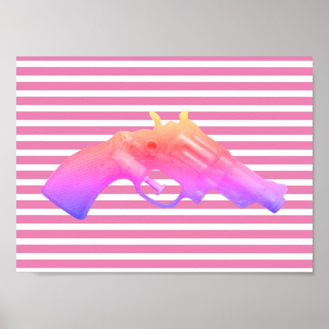 Poster Water pistol toy Wasserpistole Spielzeug photoart (Frente)