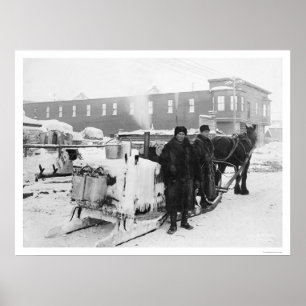 Pôster Water Wagon in Fairbanks Alaska 1915