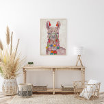 Poster Watercolor Festival Llama<br><div class="desc">Artista do Festival Llama: Chariklia Zarris</div>
