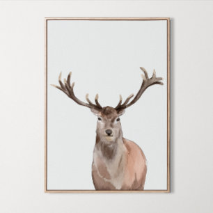 Poster Watercolor Woodland Animal Boys - Sala de Meninas