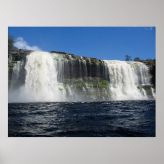 Poster Waterfall 4 Venezuela Paisagem da selva de belas a