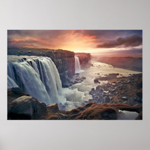 Poster Waterfall Maiesté Beaulinda paisagem